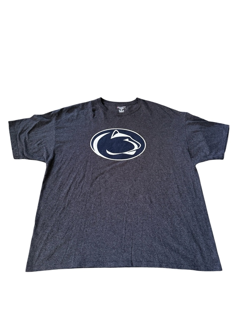 Champion Penn State Nittany Lions T Shirt Men’s 3XL Gray Big Logo NCAA EUC